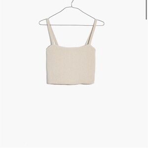 Madewell Halstead Square-Neck Sweater Tank